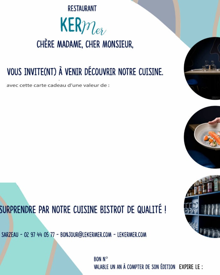 Carte cadeau Kermer